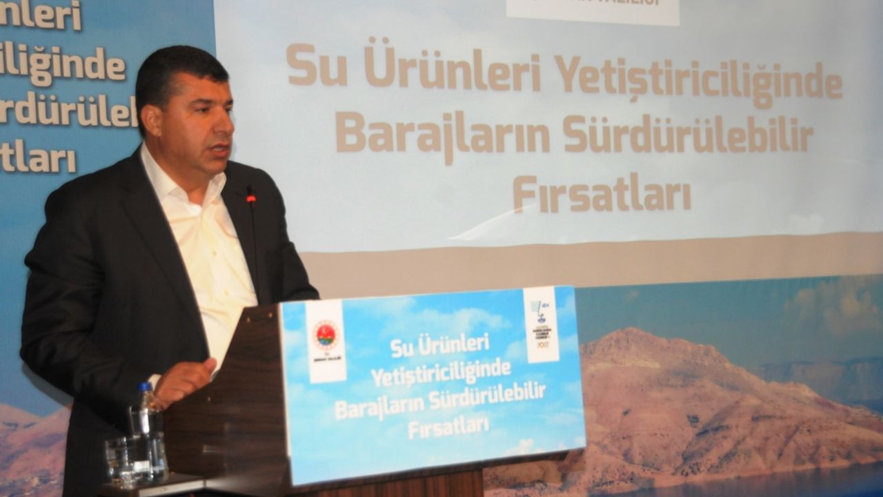 Şırnak'ta "Su Ürünleri Yetiştiriciliğinde Barajların Sürdürülebilir Fırsatları" sempozyumu düzenlendi