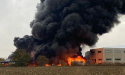 DENİZLİ - Kimya fabrikasında çıkan yangına müdahale ediliyor