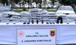Kırklareli'de Jandarma'dan uyuşturucu kaçakçılığına operasyon